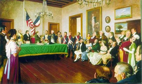 Ceremonial Transfer of the Louisiana Purchase in New Orleans