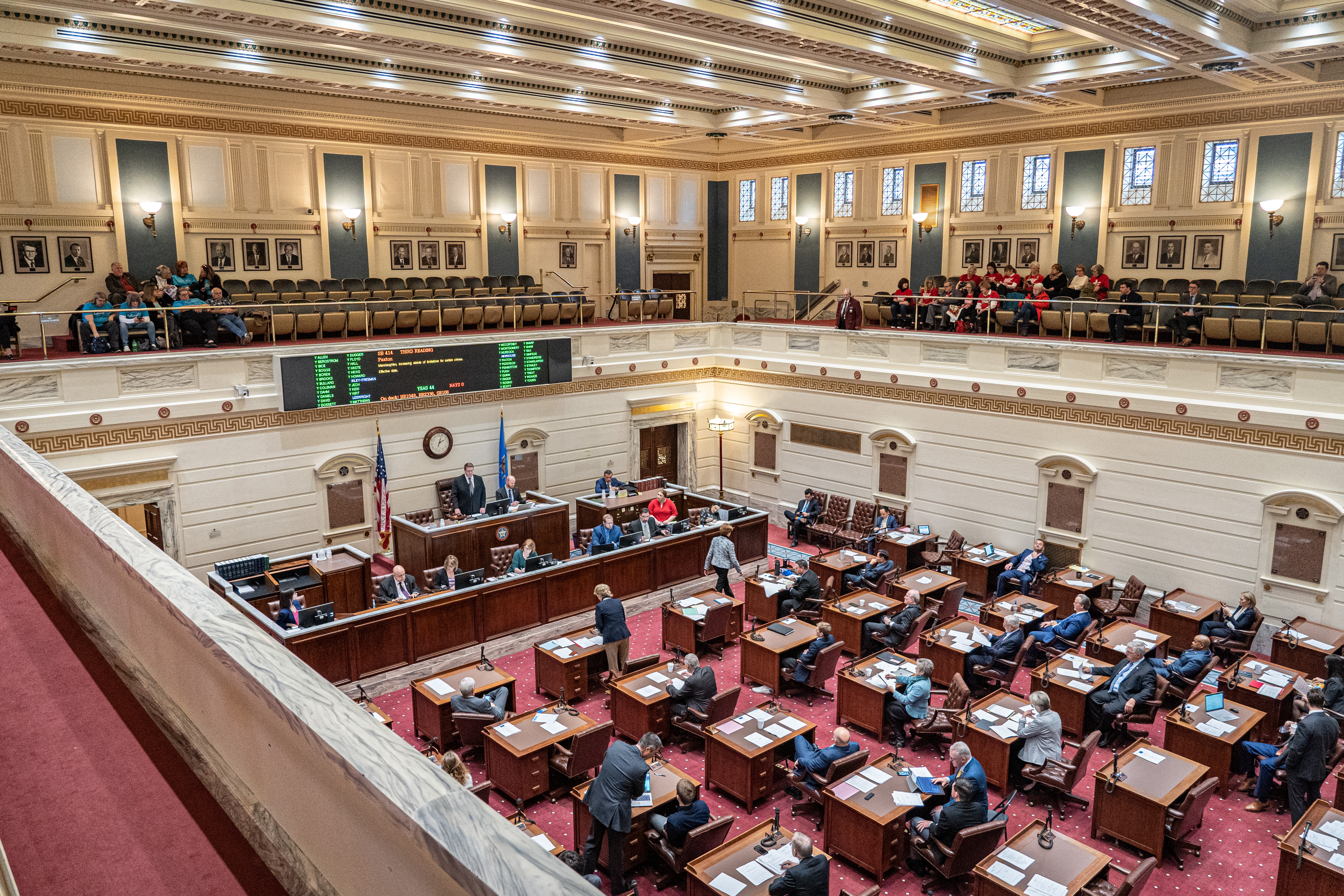 Oklahoma Senate In Session