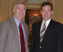 Representative Mike Reynolds (left) and Senator Jim Reynolds (right)