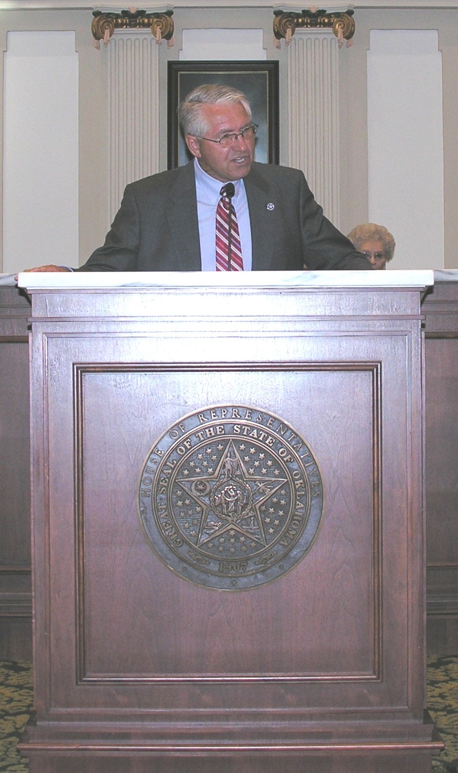 Senator Coates speaks to the OSHL.