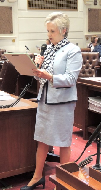 Sen Daniels presents Francine's Law on the Senate Floor.